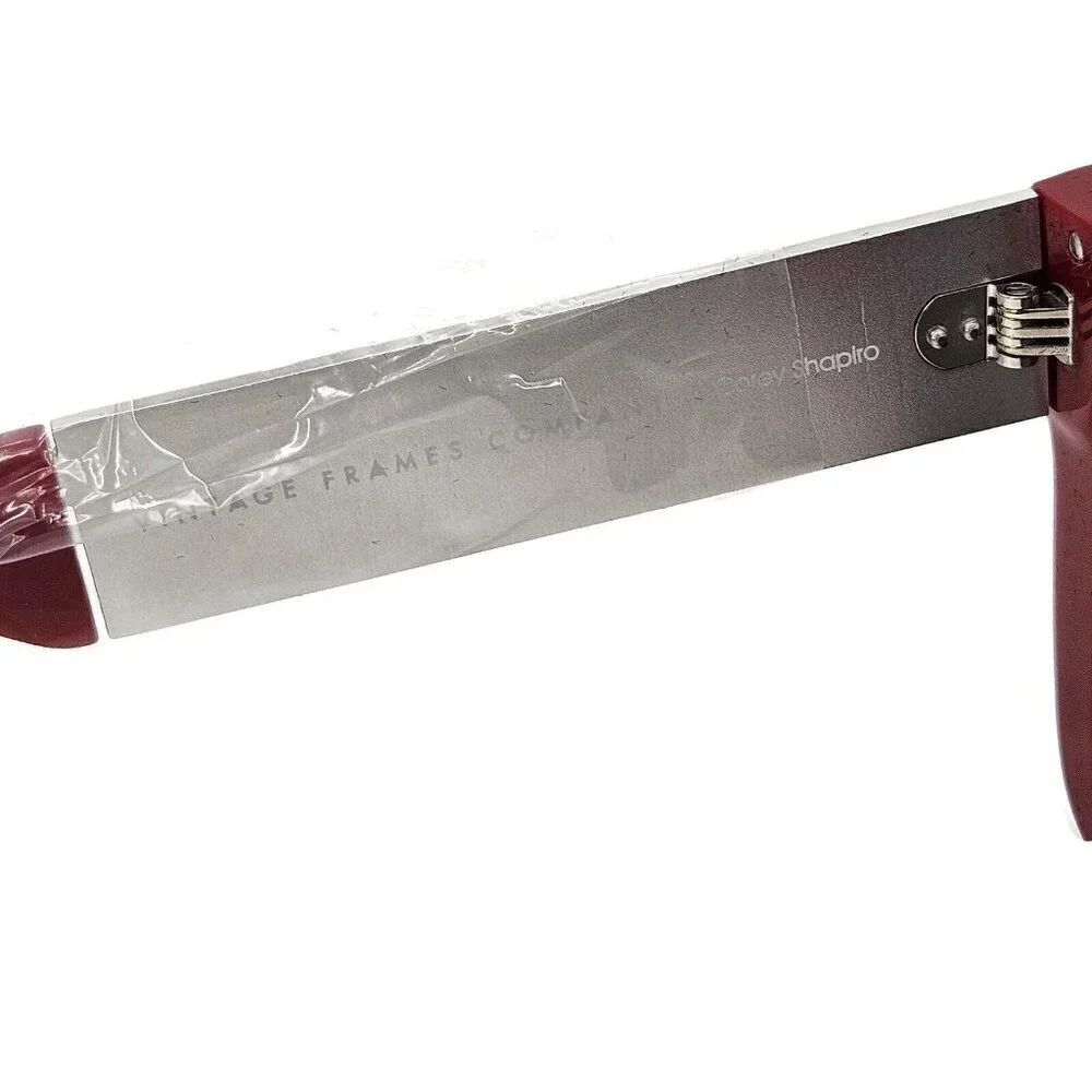 New Vintage Frames Company Corey Shapiro Love/Hate Sunglasses Red/Silver
